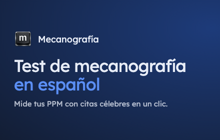 Mecanografía — test de mecanografía en español